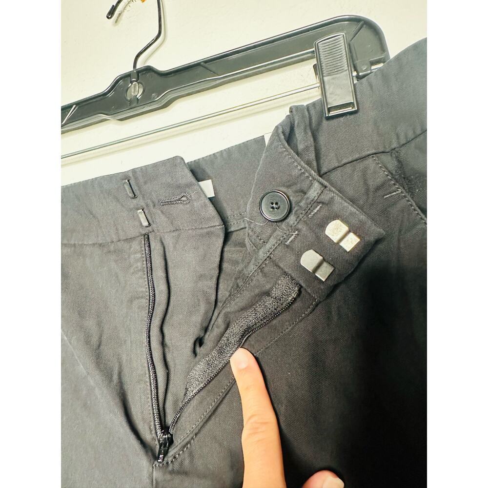 ANOTHER TOMORROW Black Cotton Front Button Fly Cargo Style Trouser Pant Size 42 - Picture 9 of 14